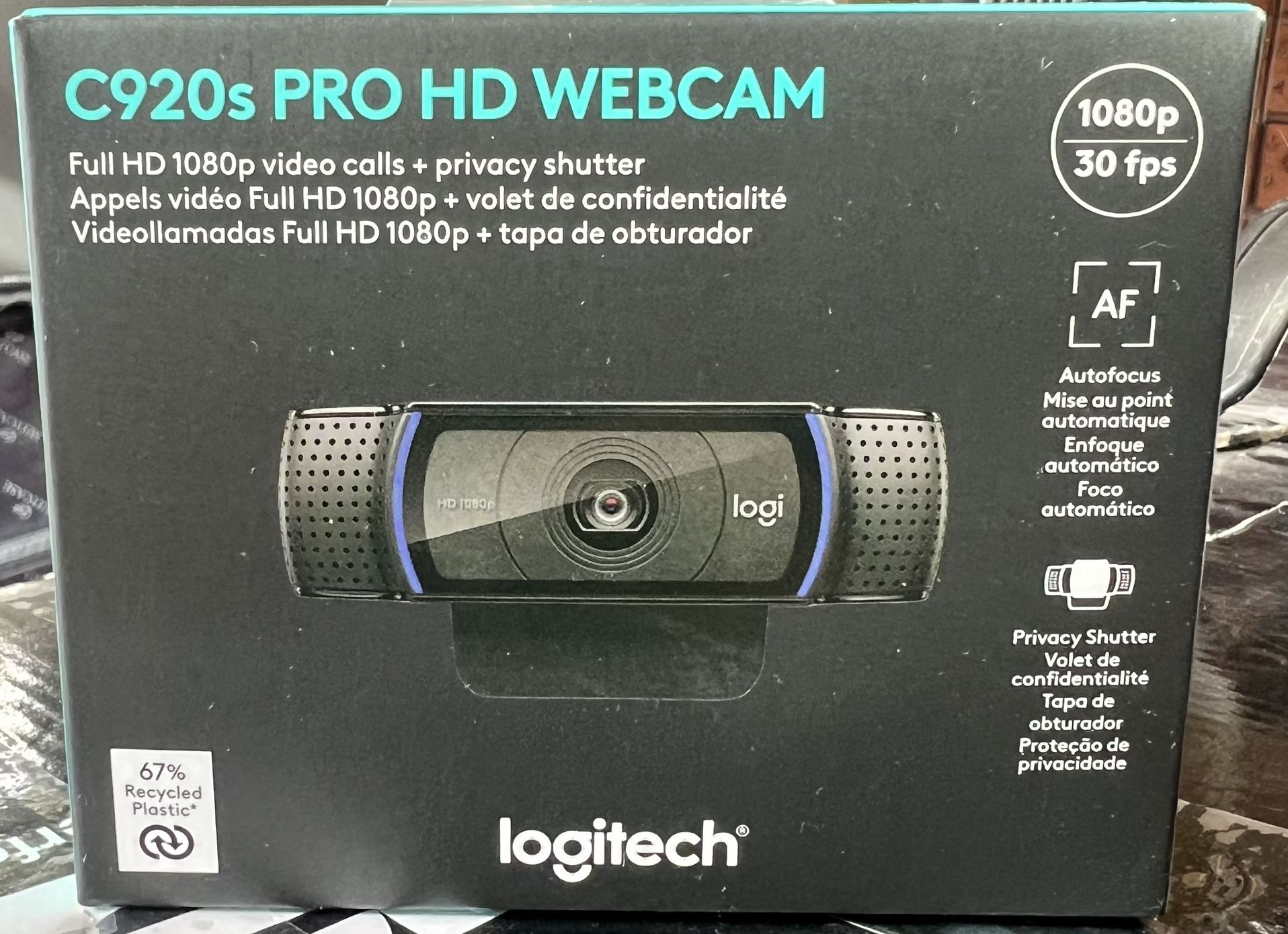 Logitech c920s pro hd hwebcam
