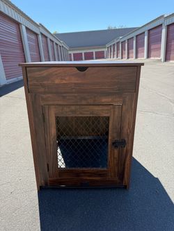Wood and Metal Animal Crate/Cage