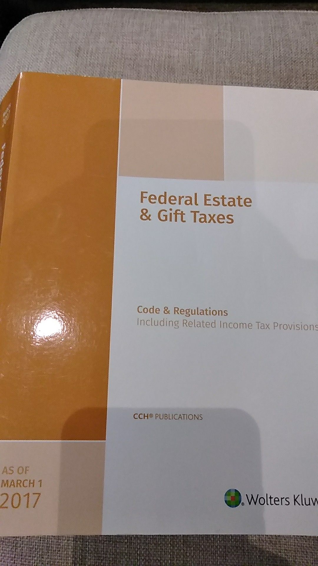 Federal Estate & Gift Taxes as of March 2017