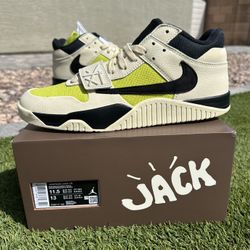 Air Jordan Jumpman Jack TR Travis Scott Bright Cactus NEW/SNKRS RECEIPT SIZE: 11.5 $270 FIRM ONLY!