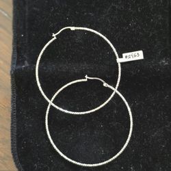 Silver Hoop Earings