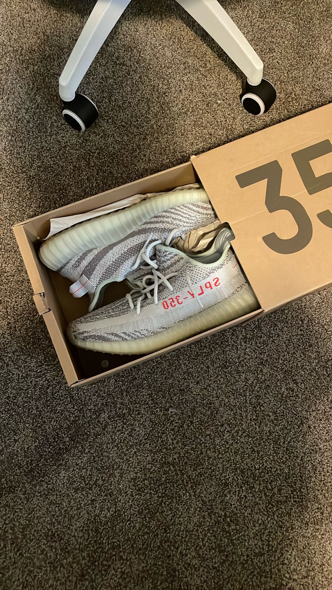 OG Yeezy 350 Blue Tint Size 13