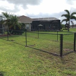 Chain link fence (installed)