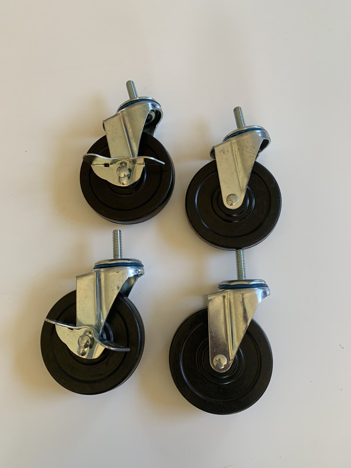 6inch Casters/2 with Brakes/ All 360* Full Swivel