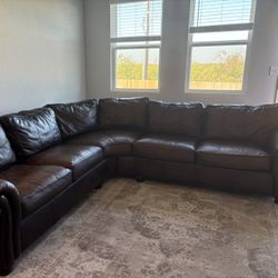 Genuine leather Sectional 