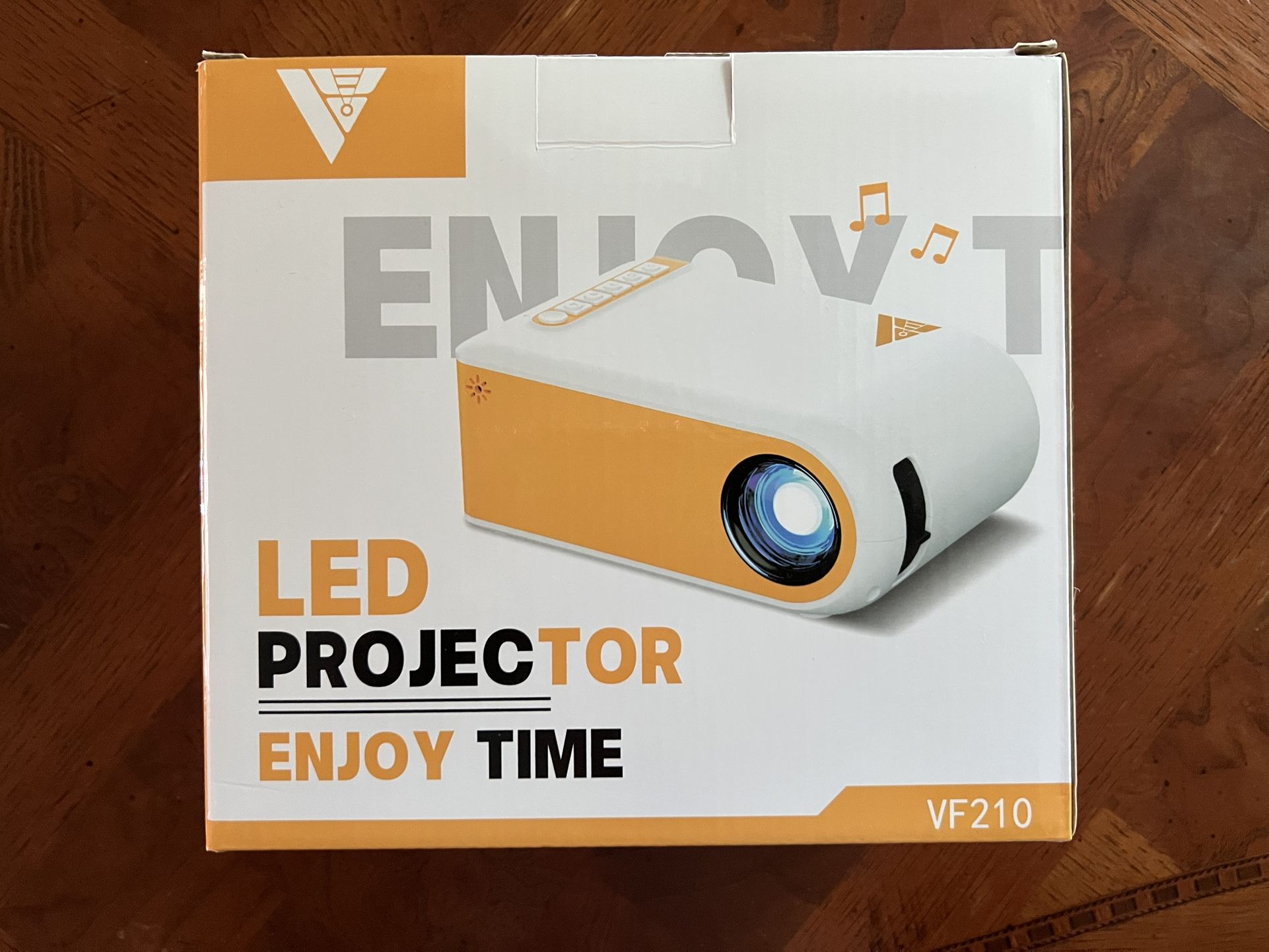 1080P Mini Projector WiFi Bluetooth Portable Built-in Speaker Phone TV Stick PC