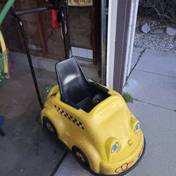 Yellow Ride on Push Car 