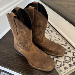 Men’s Leather Cowboy Boots Size 10.5