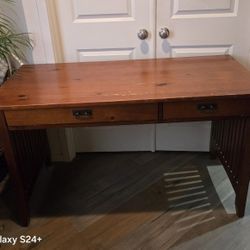 Pier 1 Solid Wood Writing Desk Gorgeous!