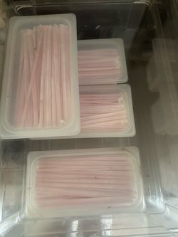 White Jumbo Paper Straws – 2,500 Total – $30