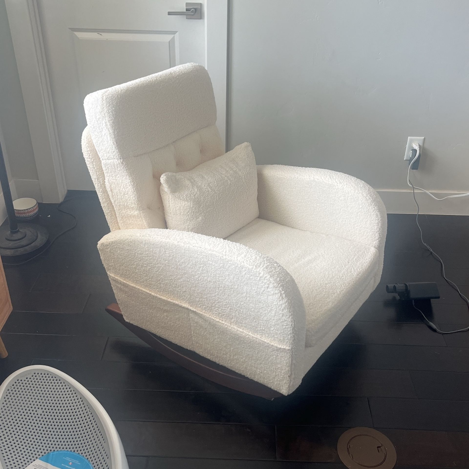 Small White Rocking Chair