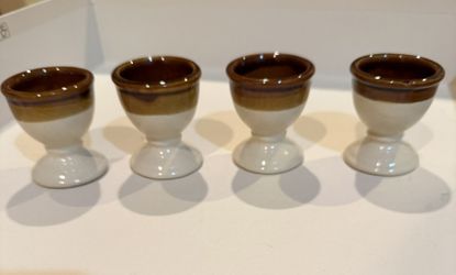 Vintage Set Of Four Ceramic Egg Cups 
