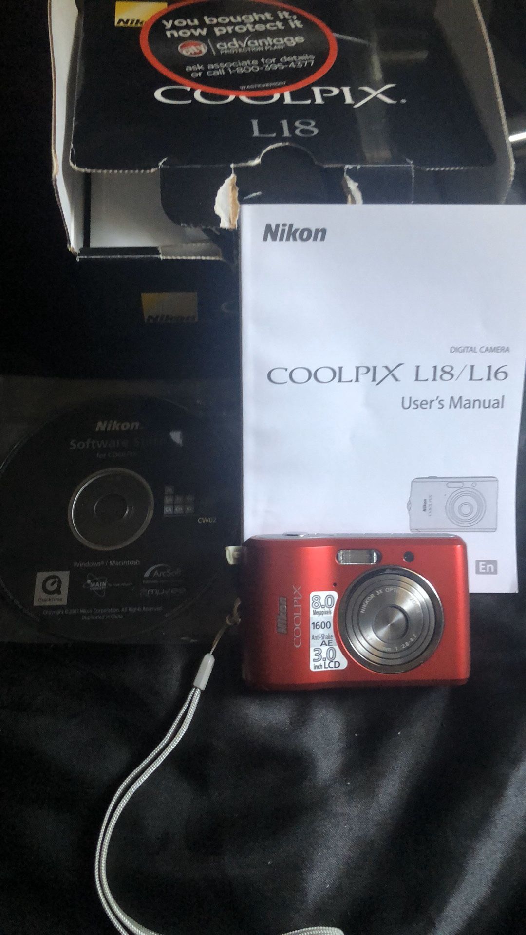 Nikon coolpix L18 digital camera brand new