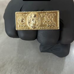 100$ Bill 2 Finger Ring
