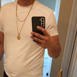 24" & 30" 18k gold plated rope chain