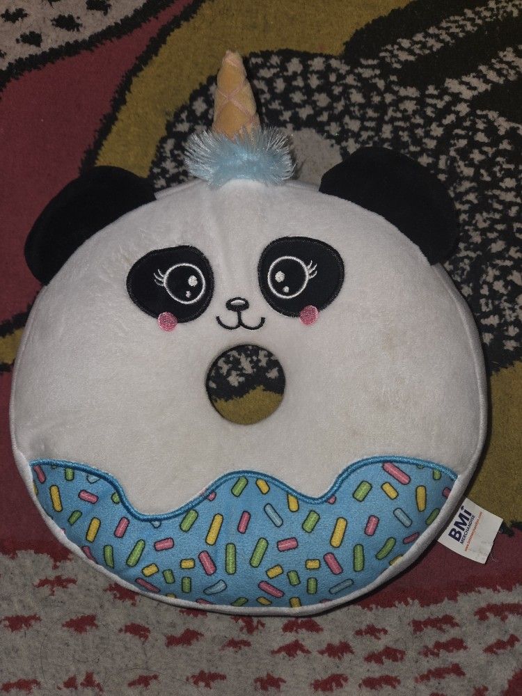 BMI Panda Pillow Donut Ice Cream Sprinkles Plush