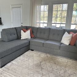 Modern Gray Sectional Couch