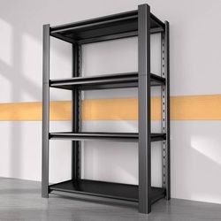 new 4 Tier Adjustable Metal Shelving Storage Rack,Storage Shelves,40" Wx20 Dx60 H Garage Shelving Heavy Duty,Industrial Shelving Unit for Basement,War
