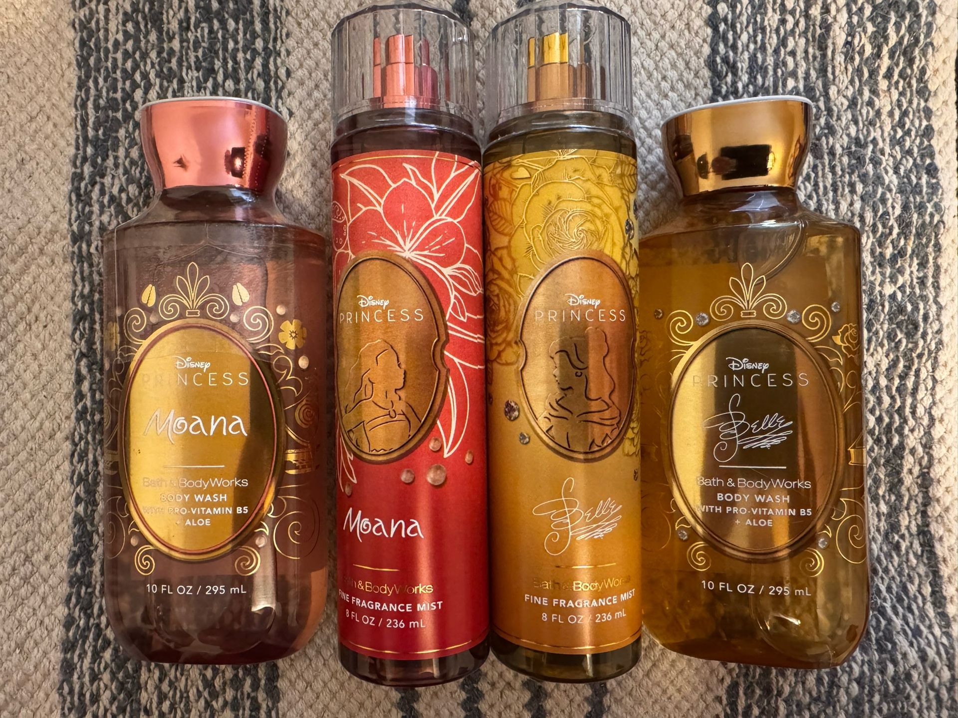 Moana Wash/spray & Belle Wash/spray Bundle