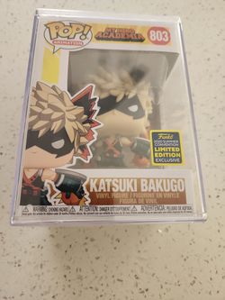 Mha BAKUGO Funko Pop Con Sticker