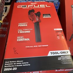 Milwaukee New Blower Fuel M18 Dual Power Tool Only 