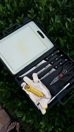 Gone Fishing Outdoor Series Stainless Steel 8 Piece Boxed Set