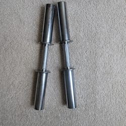 Pair Of Loadable Dumbbell Handles 2" 