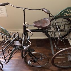 Set Of 2 Bicycle Wine Racks
