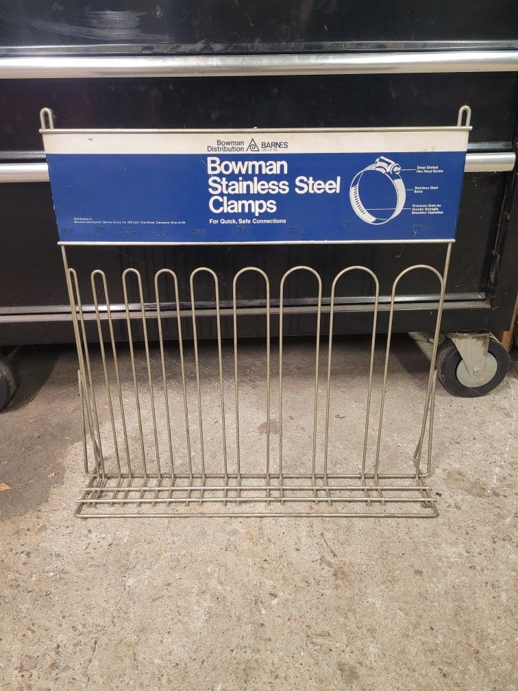 Vintage Hose Clamp Display