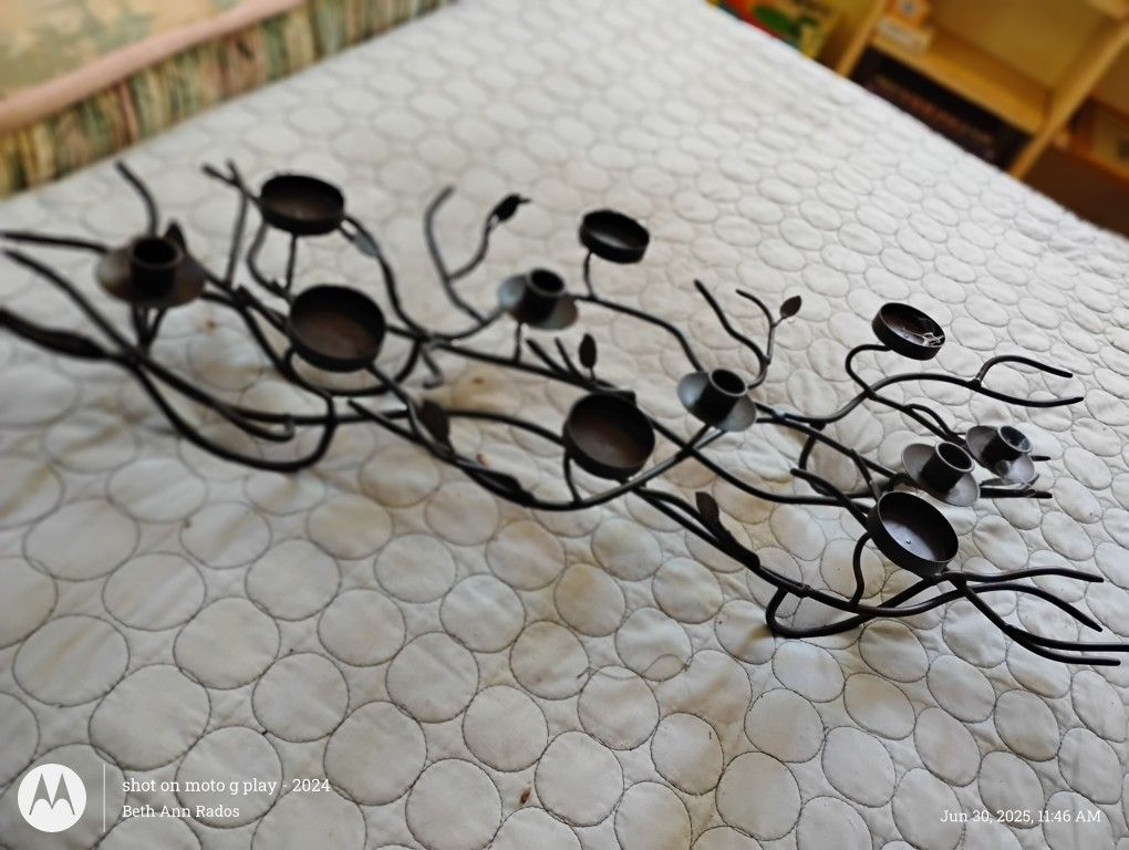 Candle Holder Wrought Iron