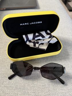 Marc Jacobs 496/Shiny Black Sunglasses