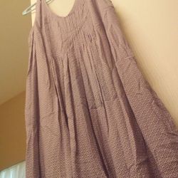 Old Navy Purple and Creme Dress