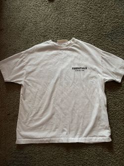 Essentials White T, ( Xs but fits like a S or M)