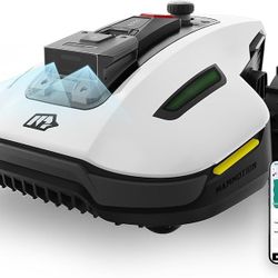 W9-YUKA Mini 500H Robotic Lawn Mower Reception 0.12 Acre,Max. 0.25 Acre, Ultrasense AI Vision+ RTK Positioning, Auto Mapping, App Control, 50% Slope, 