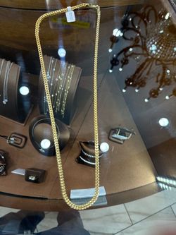 Franco Gold Chain 24” 3.7mm 14kt $5000.