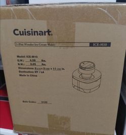 Brand New Cuisinart Ice-cream Maker
