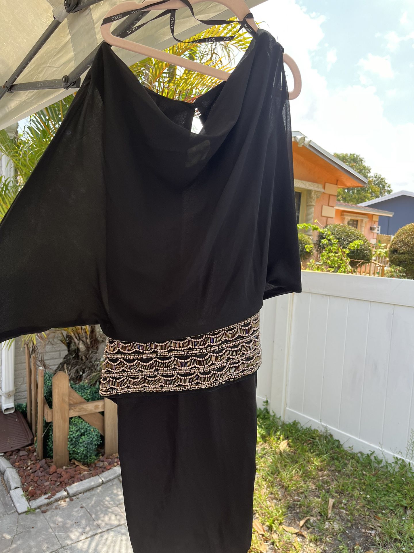 Xoxo Black Dress Size 1/2 NWT