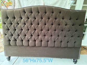 Chocolate Tufted Headboard