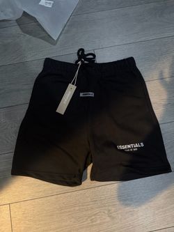 Fear of God Essentials Black Sweat Shorts