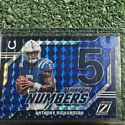 Anthony Richardson Color Match Behind The Numbers 