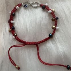 Adjustable Red Bracelet 