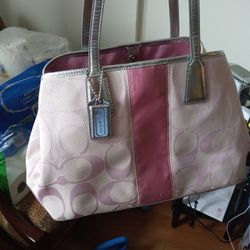 Pink Coach Bag Great Condition