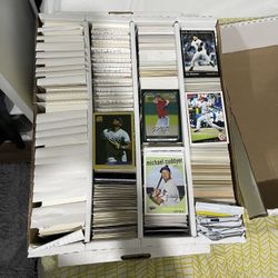 4 Row Baseball Cards Box Early 90’s Collection 
