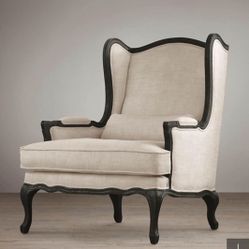 Linen restoration hardware LORRAINE CHAIR French 18th century for Sale in Los Angeles CA OfferUp