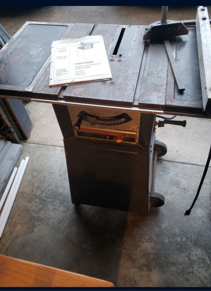 Mid 70s Craftsmen Table Saw 