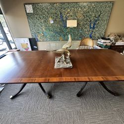 120” Council 2-Leaf Dining Room/Conference Room Table 