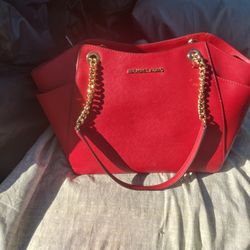 Michael Kors Red Jet Set 