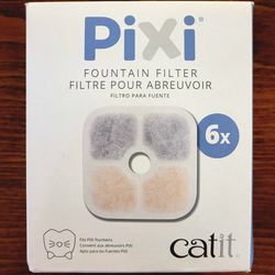 Catit Pixi Water Fountain 5 Pack Filters