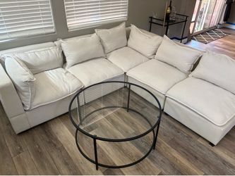 Modular Sectional Couch and Coffee Table