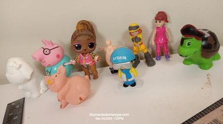 Mixed Toy Figure Lot LOL Surprise Peppa Pig Rescue Heroes Wendy Waters